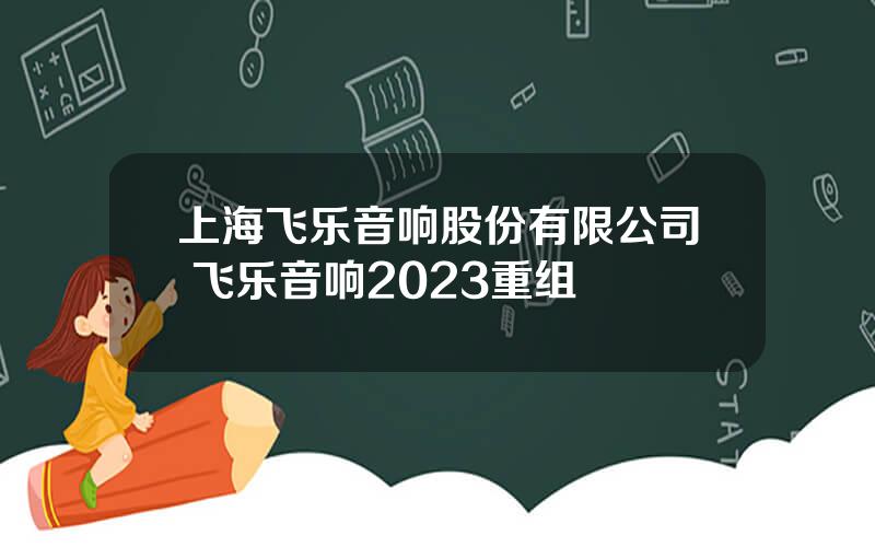 上海飞乐音响股份有限公司 飞乐音响2023重组